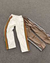 將圖片載入圖庫檢視器 Contrasting color line design casual trousers💜🫶🏻
