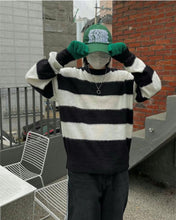 將圖片載入圖庫檢視器 Striped wool and mohair sweater
