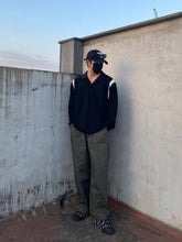 將圖片載入圖庫檢視器 Shoulder Color Collar Long Sleeve Tee
