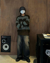 將圖片載入圖庫檢視器 Striped wool and mohair sweater
