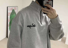 將圖片載入圖庫檢視器 Volume (Raised) Half Zip-up Sweatshirt🇰🇷
