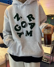 將圖片載入圖庫檢視器 韓國代購22A/W HaNeedle Loose Hoodie字母帽衫

