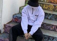 將圖片載入圖庫檢視器 Volume (Raised) Half Zip-up Sweatshirt🇰🇷
