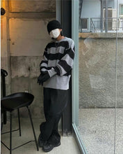 將圖片載入圖庫檢視器 Striped wool and mohair sweater
