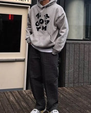 將圖片載入圖庫檢視器 韓國代購22A/W HaNeedle Loose Hoodie字母帽衫
