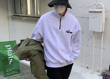 將圖片載入圖庫檢視器 Volume (Raised) Half Zip-up Sweatshirt🇰🇷
