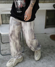 將圖片載入圖庫檢視器 —pattern nylon string pants 韓國束腳褲
