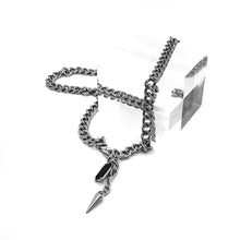 將圖片載入圖庫檢視器 Black crystal glass necklace
