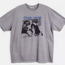 將圖片載入圖庫檢視器 Raucohouse Sonic Youth 水洗 樂團 短Tee 上衣
