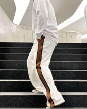 將圖片載入圖庫檢視器 Contrasting color line design casual trousers💜🫶🏻

