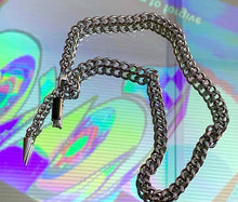 將圖片載入圖庫檢視器 Black crystal glass necklace
