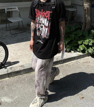 將圖片載入圖庫檢視器 —pattern nylon string pants 韓國束腳褲
